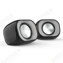 HP DHS2111 Multimedia Speaker Mini USB Stereo Surround Sound Three-band Equalization Desktop Speaker for Laptop Computer HP DHS2111 Multimedia Speaker Mini USB Stereo Surround Sound Three-band Equalization Desktop Speaker for Laptop Computer