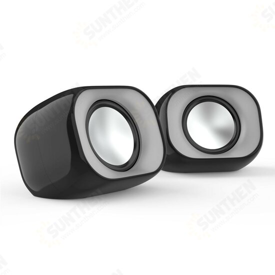 HP DHS2111 Multimedia Speaker Mini USB Stereo Surround Sound Three-band Equalization Desktop Speaker for Laptop Computer HP DHS2111 Multimedia Speaker Mini USB Stereo Surround Sound Three-band Equalization Desktop Speaker for Laptop Computer