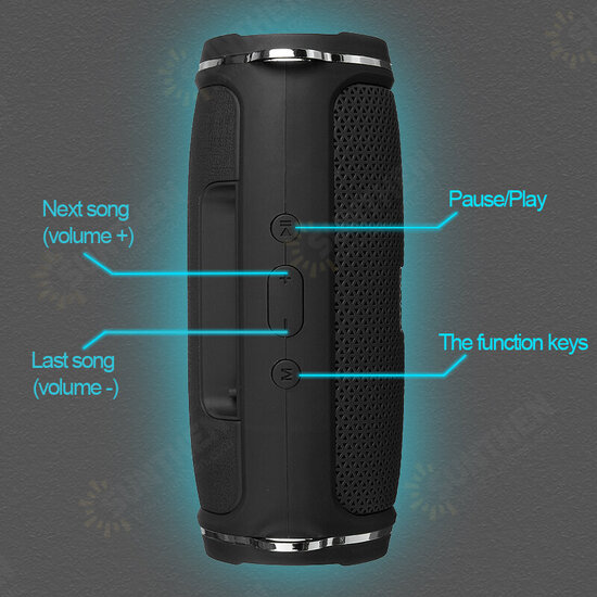 J009+ Portable Wireless Speaker bluetooth 5.0 Speaker Outdoor HiFi Support TF Card FM Radio Subwoofer J009+ Portable Wireless Speaker bluetooth 5.0 Speaker Outdoor HiFi Support TF Card FM Radio Subwoofer