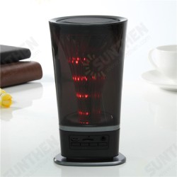 JY-01BT LED Light Anti Skid Microphone Aux-in Tf Card FM Radio Stereo bluetooth Speaker