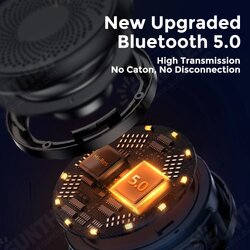 MG-S02 bluetooth Speaker 3D Stereo HIFI Wireless Waterproof Speaker With LED Light