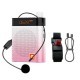 K6 Portable bluetooth 5.0 Speaker Professional Voice Amplifier with Microphone FM Radio Hi-Fi Sound 2000mAh Battery Life