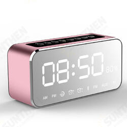 MX-22 LED Clock Mirror Wireless bluetooth Speaker 1800mAh TF Card FM Raido Subwoofer MX-22 LED Clock Mirror Wireless bluetooth Speaker 1800mAh TF Card FM Raido Subwoofer