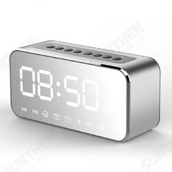 MX-22 LED Clock Mirror Wireless bluetooth Speaker 1800mAh TF Card FM Raido Subwoofer MX-22 LED Clock Mirror Wireless bluetooth Speaker 1800mAh TF Card FM Raido Subwoofer