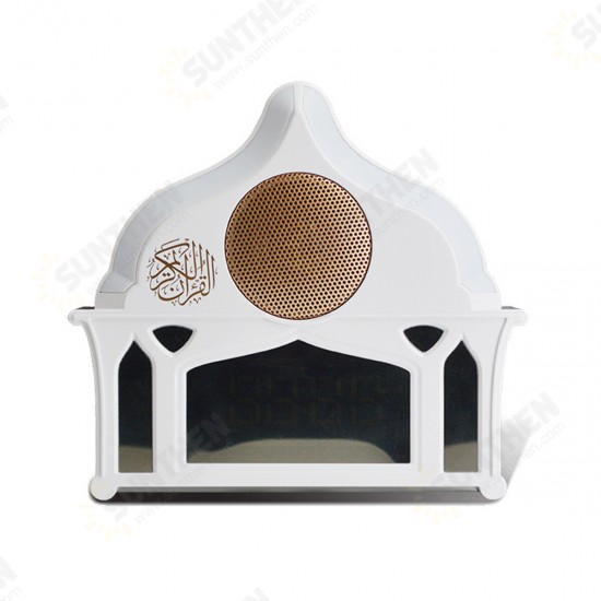 LED Clock Quran Speaker Wireless bluetooth Remote Control Digital Speaker for Quran Study