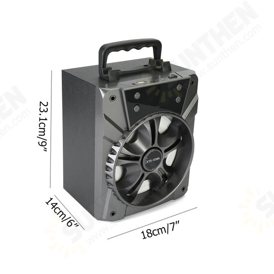 LED Display Portable bluetooth Wireless Speaker Subwoofer TF Card Alarm LED Display Portable bluetooth Wireless Speaker Subwoofer TF Card Alarm