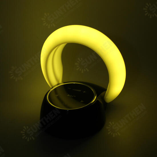 LED Wireless bluetooth Speaker 180 Degree Rotating Lamp Speakers With LED Lights