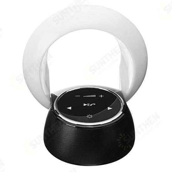 LED Wireless bluetooth Speaker 180 Degree Rotating Lamp Speakers With LED Lights