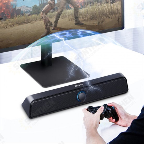 L023S 6W bluetooth Speaker Dual Drivers Bass Stereo Sound Bar USB Power 3.5mm AUX Home Surround SoundBar Speaker for PC Theater TV L023S 6W bluetooth Speaker Dual Drivers Bass Stereo Sound Bar USB Power 3.5mm AUX Home Surround SoundBar Speaker for PC Theater TV