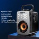 L033 bluetooth Speaker Alarm Clock Digital Display DSP 5.0 3D Sound Bass Subwoofer FM Radio Clock Soundbar for Bedroom