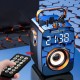 L033 bluetooth Speaker Alarm Clock Digital Display DSP 5.0 3D Sound Bass Subwoofer FM Radio Clock Soundbar for Bedroom