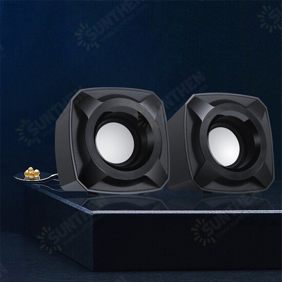 M510 Wired Speaker HIFI Stereo Bass 2.0 Soundbar USB 3.5mm Multimedia Dual Desktop Speakers for Computer Laptops M510 Wired Speaker HIFI Stereo Bass 2.0 Soundbar USB 3.5mm Multimedia Dual Desktop Speakers for Computer Laptops