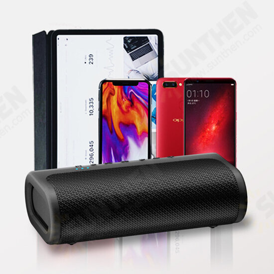 V18 80W Portable Wireless bluetooth 5.0 Speaker High Power Bass Subwoofer 10400mAh Capacity TWS Interconnection IPX5 Waterproof Outdoor Speaker Multiple Playback Modes