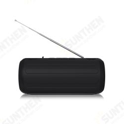 NRB1 10W Wireless bluetooth 5.0 Speaker FM Radio Dual Passive Diaphragm TWS NFC Bass Stereo Outdoors Soundbar with Mic