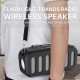NR-2013FMT Wireless bluetooth Speaker Stereo 6W FM Radio TF Card AUX-In Soundbar Solar Charging Flashlight Portable Outdoor Soundbox with Mic