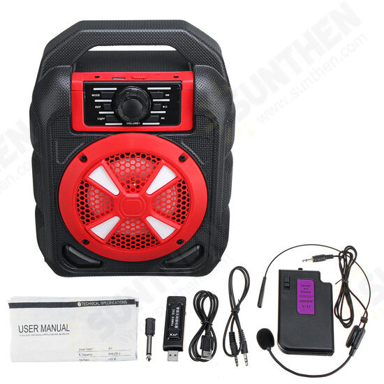 Portable 9W bluetooth Wireless Speaker Colorful Light Hifi Stereo Outdoor Handsfree Headset With Mic Support FM TF USB AUX Portable 9W bluetooth Wireless Speaker Colorful Light Hifi Stereo Outdoor Handsfree Headset With Mic Support FM TF USB AUX
