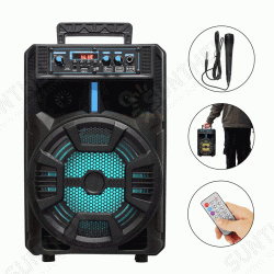 Portable FM bluetooth Wireless Speaker Subwoofer Heavy Bass Sound System with Remote for Party