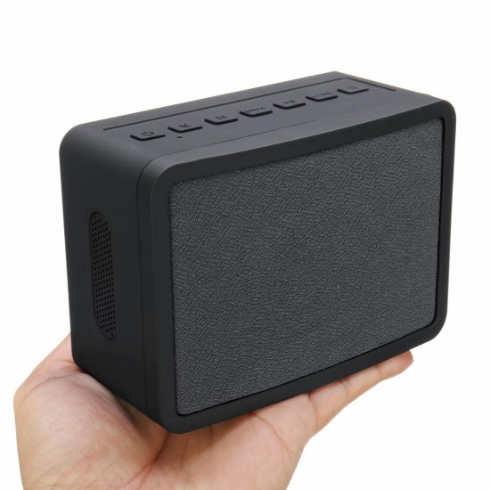 Portable Mini Wireless bluetooth Speaker Alarm Clock Sleep Sound Stereo Music Speaker