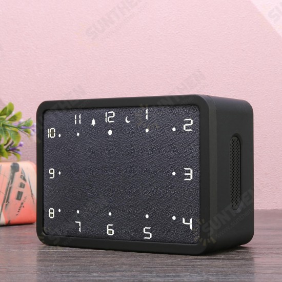 Portable Mini Wireless bluetooth Speaker Alarm Clock Sleep Sound Stereo Music Speaker