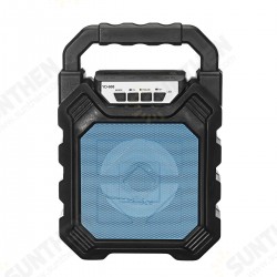 Portable Outdoor LED Wireless Bluetooth Speaker Rechargeable Stereo Radio with Microphone Music Player Portable Outdoor LED Wireless Bluetooth Speaker Rechargeable Stereo Radio with Microphone Music Player