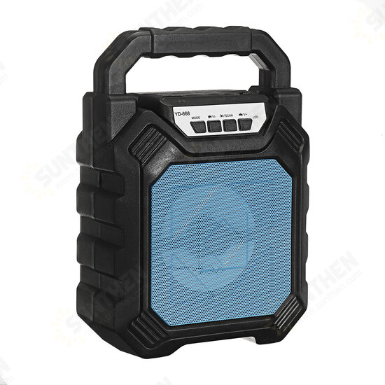Portable Outdoor LED Wireless Bluetooth Speaker Rechargeable Stereo Radio with Microphone Music Player Portable Outdoor LED Wireless Bluetooth Speaker Rechargeable Stereo Radio with Microphone Music Player
