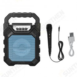 Portable Outdoor LED Wireless Bluetooth Speaker Rechargeable Stereo Radio with Microphone Music Player Portable Outdoor LED Wireless Bluetooth Speaker Rechargeable Stereo Radio with Microphone Music Player