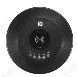 Portable USB Charging bluetooth Speaker Wireless Charger Stereo Subwoofer Digital Alarm Clock Built-in FM Radio Mic Portable USB Charging bluetooth Speaker Wireless Charger Stereo Subwoofer Digital Alarm Clock Built-in FM Radio Mic