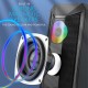 RGB Lighting USB Power Wired Computer Speakers Stereo 3.5mm Jack for PC Laptop