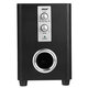 D-200T Home Laptop Audio Multimedia Mini Speaker USB AUX Audio 2.1 Subwoofer bluetooth5.0 Wired 3.5mm Wood Black