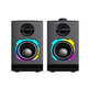 SH20 bluetooth Speaker RGB Lighting Game Desktop Dual Speaker Surround Bass Stereo Support USB TF Card AUX Subwoofer