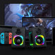 SH20 bluetooth Speaker RGB Lighting Game Desktop Dual Speaker Surround Bass Stereo Support USB TF Card AUX Subwoofer