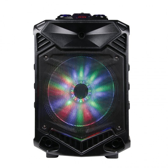PI12 Bluetooth Speakers DJ Light Speaker High Power Column 12 innch Woofer Portable Karaoke Speaker with Microphone