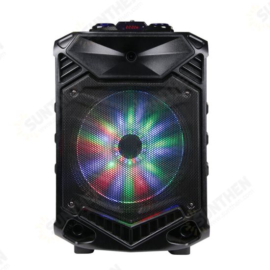 PI12 Bluetooth Speakers DJ Light Speaker High Power Column 12 innch Woofer Portable Karaoke Speaker with Microphone