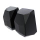S5 Colorful Luminous Speaker 4D Surround Sound Wired Computer Speaker Gaming Loudspeaker for Computers / Smart Phones / Tablets