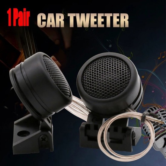 TP-366 1 Pair 40W High Efficiency Mini Car Tweeter Speakers Universal Car Mini Dome Tweeter Loudspeaker for Car Audio System