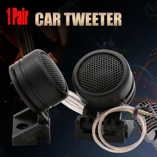 TP-366 1 Pair 40W High Efficiency Mini Car Tweeter Speakers Universal Car Mini Dome Tweeter Loudspeaker for Car Audio System