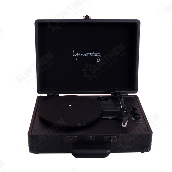 Vinyl Turntable Record Player LP Disc bluetooth Portable Leather Gramophone Phonograph Speaker 3.5mm Antique Retro Vinyl Turntable Record Player LP Disc bluetooth Portable Leather Gramophone Phonograph Speaker 3.5mm Antique Retro