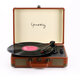 Vinyl Turntable Record Player LP Disc bluetooth Portable Leather Gramophone Phonograph Speaker 3.5mm Antique Retro Vinyl Turntable Record Player LP Disc bluetooth Portable Leather Gramophone Phonograph Speaker 3.5mm Antique Retro