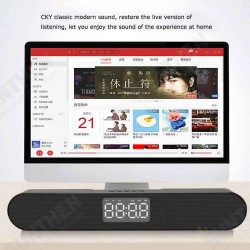 Wireless bluetooth Speaker Double Units 3D Sound LED Display Alarm Clock FM Radio Soundbar Desktop Speaker AUX TF Card for Phone Laptop Wireless bluetooth Speaker Double Units 3D Sound LED Display Alarm Clock FM Radio Soundbar Desktop Speaker AUX TF Card for Phone Laptop