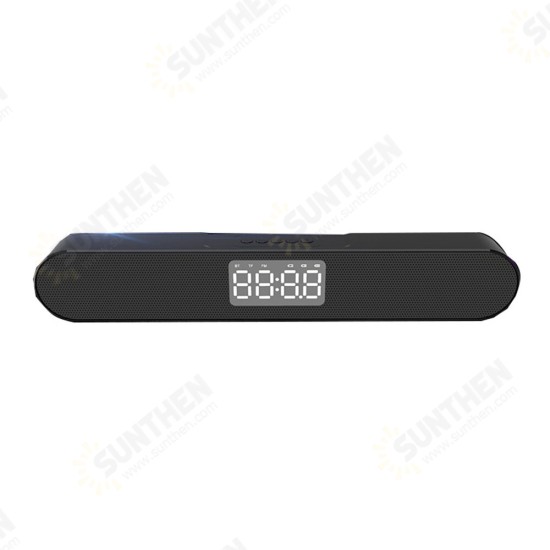 Wireless bluetooth Speaker Double Units 3D Sound LED Display Alarm Clock FM Radio Soundbar Desktop Speaker AUX TF Card for Phone Laptop Wireless bluetooth Speaker Double Units 3D Sound LED Display Alarm Clock FM Radio Soundbar Desktop Speaker AUX TF Card for Phone Laptop