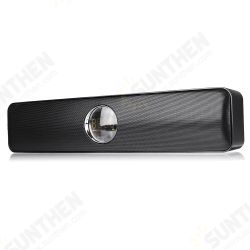 Wireless bluetooth Speaker TF Card UFD Bluetooth AUX Mmode Large Capacity Battery USB Powered 3.5mm Audio Computer Speaker Soundbar Loudspeaker - Black Wireless bluetooth Speaker TF Card UFD Bluetooth AUX Mmode Large Capacity Battery USB Powered 3.5mm Audio Computer Speaker Soundbar Loudspeaker - Black