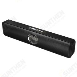 Wireless bluetooth Speaker TF Card UFD Bluetooth AUX Mmode Large Capacity Battery USB Powered 3.5mm Audio Computer Speaker Soundbar Loudspeaker - Black Wireless bluetooth Speaker TF Card UFD Bluetooth AUX Mmode Large Capacity Battery USB Powered 3.5mm Audio Computer Speaker Soundbar Loudspeaker - Black