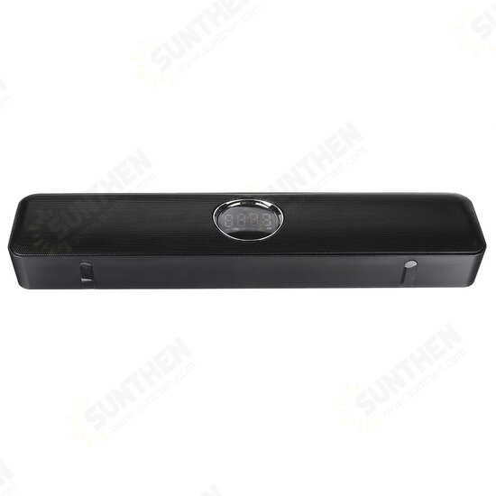 Wireless bluetooth Speaker TF Card UFD Bluetooth AUX Mmode Large Capacity Battery USB Powered 3.5mm Audio Computer Speaker Soundbar Loudspeaker - Black