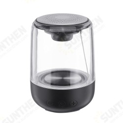 Wireless bluetooth True Wireless Stereo Speaker Colorful LED Light Heavy Bass Speaker with Transparent Design Wireless bluetooth True Wireless Stereo Speaker Colorful LED Light Heavy Bass Speaker with Transparent Design