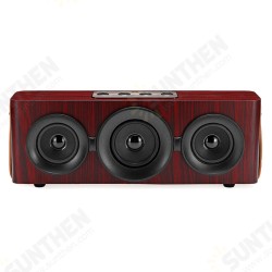 Wooden Wireless bluetooth Speaker Stereo Subwoofer Sound FM Radio TF Card Handsfree With Mic Wooden Wireless bluetooth Speaker Stereo Subwoofer Sound FM Radio TF Card Handsfree With Mic