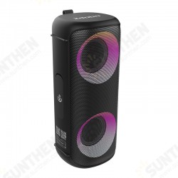 50W Portable Wireless bluetooth Speaker bluetooth 5.0 RGB Light Audio Bass Waterproof Cylindrical Subwoofer Speakers 50W Portable Wireless bluetooth Speaker bluetooth 5.0 RGB Light Audio Bass Waterproof Cylindrical Subwoofer Speakers