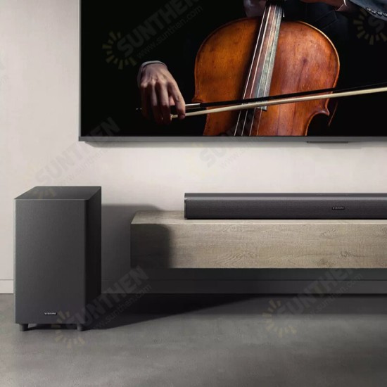 430W bluetooth 5.0 SoundBar 6.5 Inches Subwoofer Home Theater TV Speaker 3.1 Channel 7 Sound Units Multi-input Interface