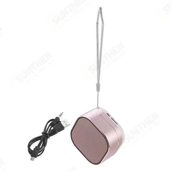 Y-Q3 Portable 3W 3.5mm Audio Jack Wireless bluetooth 5.0 Speaker Stereo Sound Bass Headphone Supported TF Card With Mic