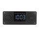 bluetooth 5.0 Wooden Speaker Alarm Clock Support TF Card/USB/AUX/ FM Radio