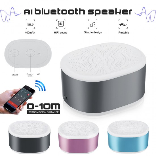 bluetooth Speaker Wireless Speaker Desktop HiFi Sound Mini Portable Speaker with Microphone